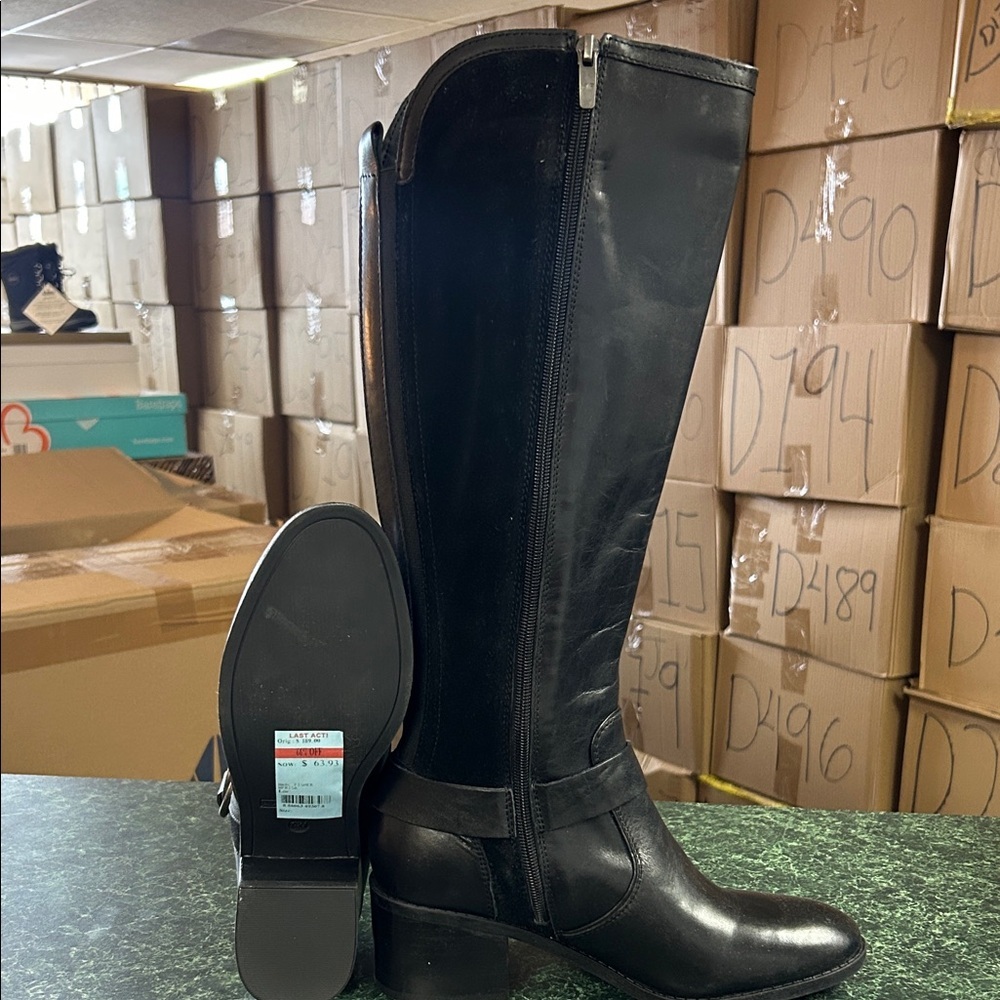 Marc Fisher Black Over-the-Knee Riding Boots